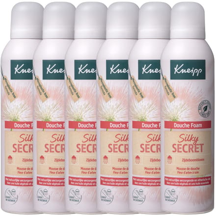 Kneipp Douche Foam Silky Secret - 6 x 200 ml - Voordeelverpakking
