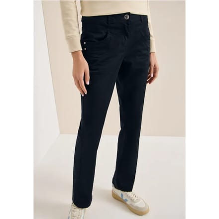Broek met gewassen look