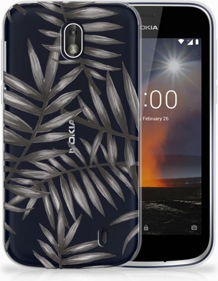 Nokia 1 TPU Case Leaves Grey