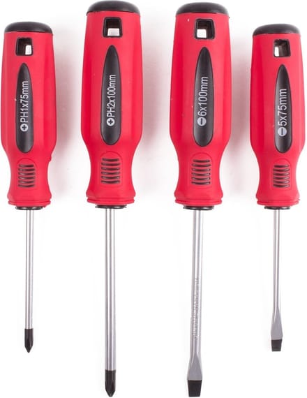 Benson Schroevendraaierset - 4-delig - 11 x 7 cm - schroevendraaiers