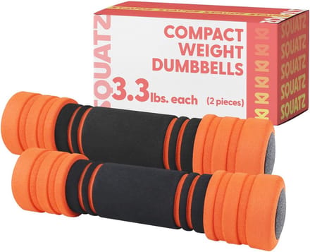 Compacte 3,0 kg halters voor veelzijdige training - Antislip neopreen, aanpasbaar gewicht en multifunctionele oefeningen