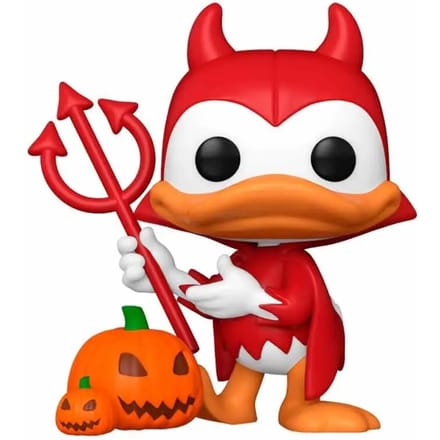 Beeldje Funko Disney Mickey And Friends Devil Donald With Pumpkin