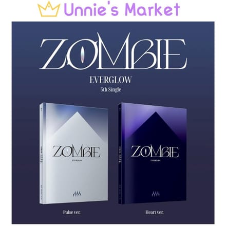 EVERGLOW - ZOMBIE 5e singlealbum (Pols ver / Hart ver) Random ver. blue