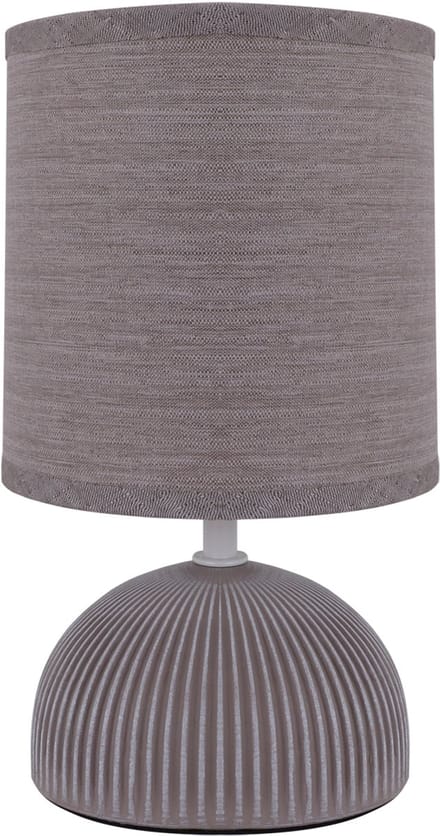 PASMA - Tafellamp - Nachtlamp - Textiel Bruin - E14 Fitting