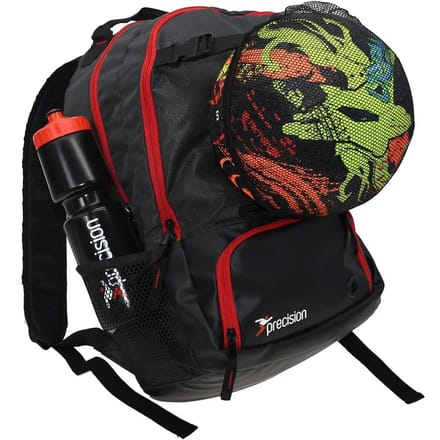 Precision Pro HX Rugzak met Balhouder Houtskool Zwart/Rood