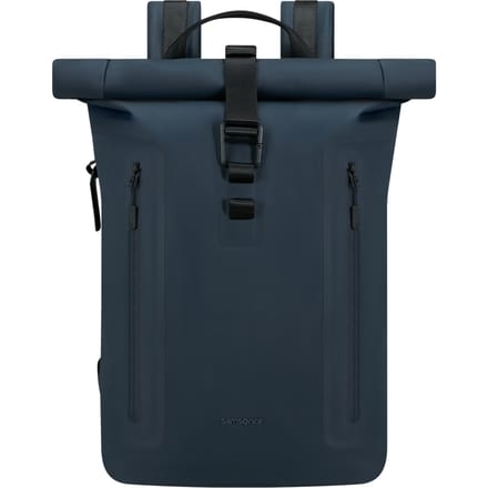 Samsonite Rugzak - Coatify Biz Rolltop Backpack 15.6" - waterproof PU - Blue - 18 l