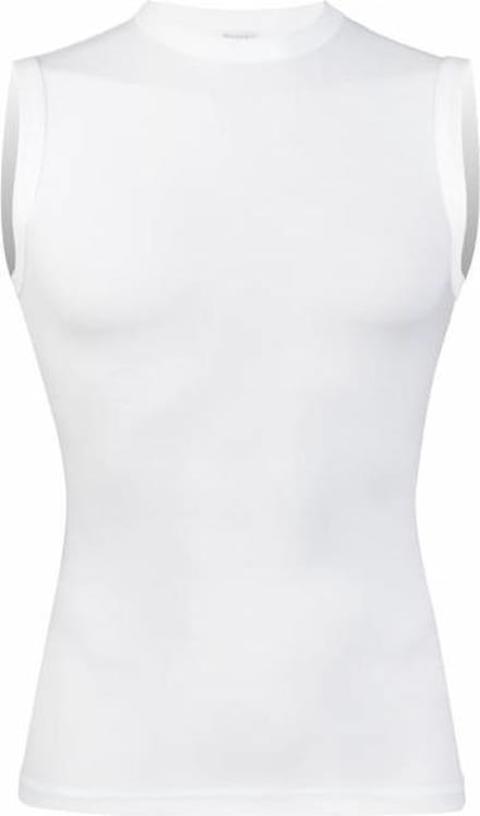 Heren microfiber mouwloos shirt Young - Wit / M