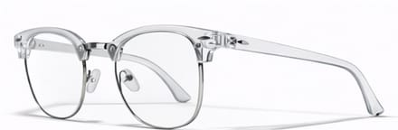 computerbril.shop® Browline | +1.50 | Transparant | Computer Bril | Beeldschermbril | Unisex Blue Light Glasses | Anti Blauw Licht