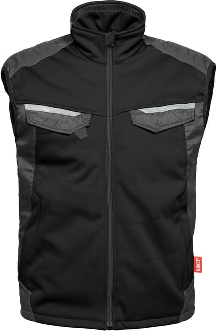 HAVEP Bodywarmer - Attitude - 50184 - Zwart/Antraciet - maat M