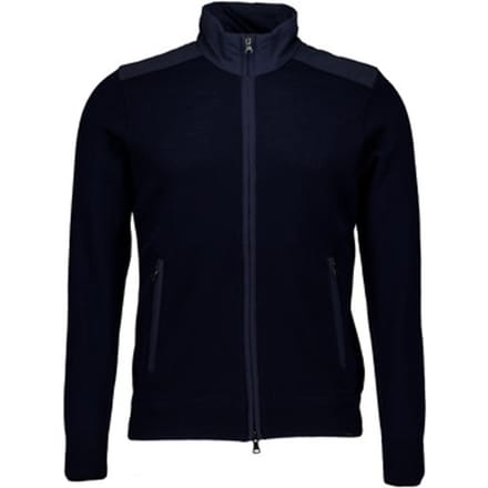 Paul & Shark Vest Typhoon Re4x4 Soft Cool Touch Wool Full Zip Donker Blauw / male