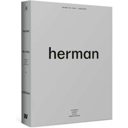 Herman De Vries - Publisher - Ton Geerts