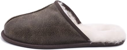 Sheepskin House - Heren Pantoffel - Schapenvacht - Buitenzool van runder suède