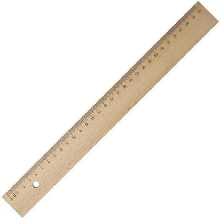 Houten Liniaal 30 cm voor School en Kantoor