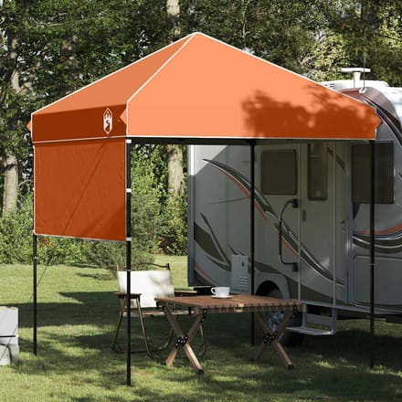 vidaXL - Luifel - Tent - 194 - x - 194 - x - 251 - cm - Oranje - Stof