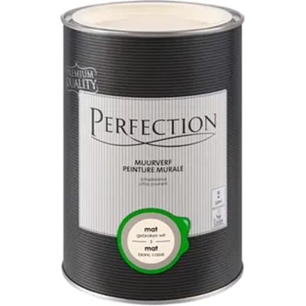 Perfection Ultradekkend Muurverf - Mat - Gebroken Wit - 1l