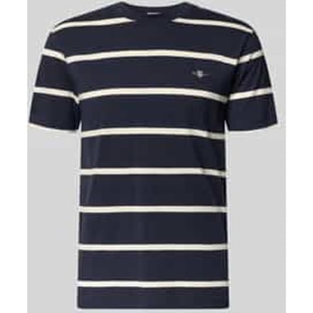 Regular Fit T-shirt met logo-stiksel