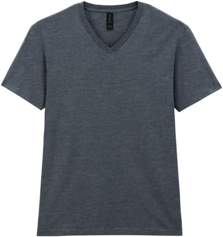 T-shirt met V-hals Gildan Softstyle
