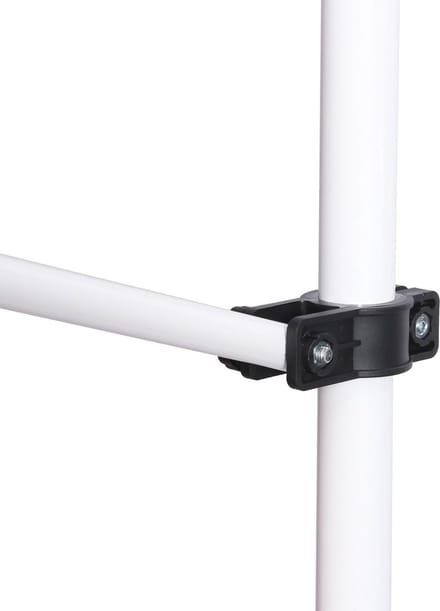 CLP Westerly Klem zonnescherm antraciet 350x120 cm