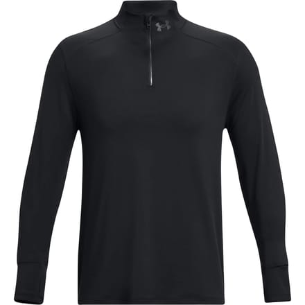 Under Armour Qualifier Run 1/4 Zip Hardloopshirt Heren-Zwart