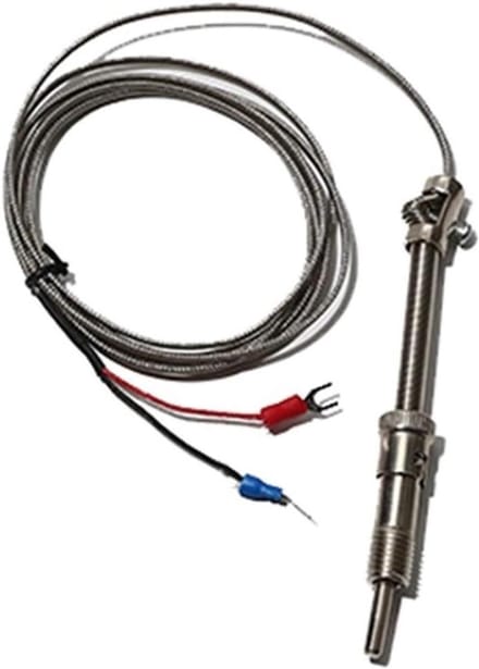 Temperatuursensor Sonde - Thermokoppel Sensor - Industriële Meting - Waterdicht Roestvrij Staal - 3 Meter Kabel - Zwart