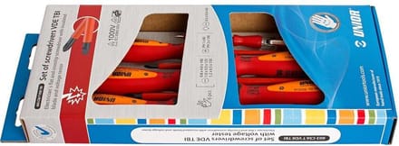 UNIOR - SET SCHROEVENDR VDE TBI - SL 4.0 - 5.5 - 6.5 - PH 1 -2 + TEST / 6 PCS