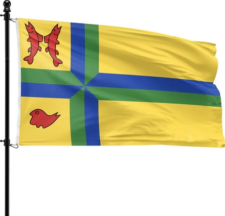 VlagDirect - Werkendam vlag - Gemeente Werkendam vlag - 90 x 150 cm.