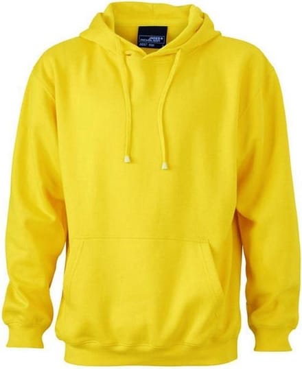 James and Nicholson Unisex Hooded Sweatshirt (Zonnegeel)