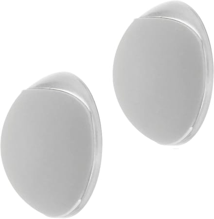 Deurstopper Set - Muur Buffer - Bescherming Deur - Schroef of Lijm - 20x8 mm - Zilver/Grijs