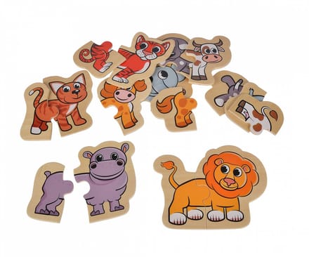Eichhorn Wooden Animal Puzzle 16 pcs.