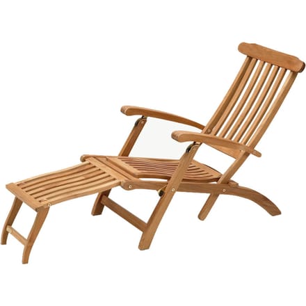 Skagerak by Fritz Hansen - Steamer Deckchair - bruin