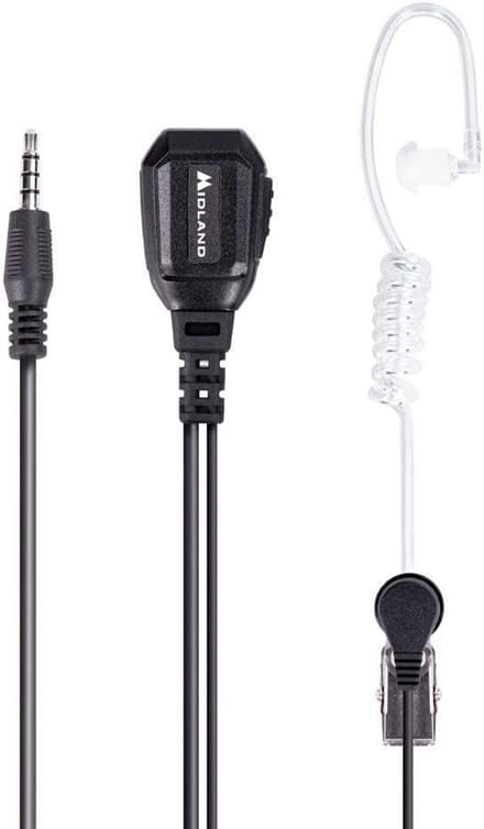 Oortelefoon Microfoon met PTT Knop voor Portofoons