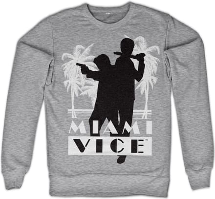 Miami Vice Silhouettes-sweatshirt, heathergrijs