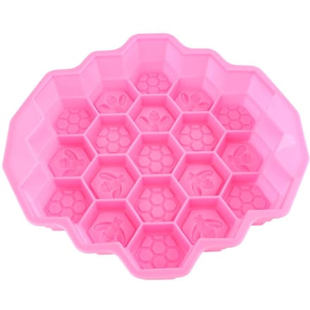 Zeepvorm Silicone Brood Bakken Koekjes Cake Bakplaat Kaars DIY Snoep Chocoladevorm pink