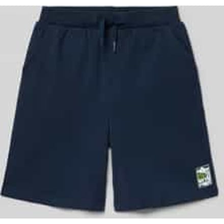 Bermuda ruime pasmiddel hoge taille brede pijp met print detail kind s.Oliver