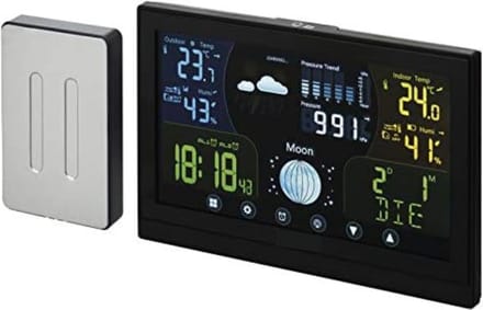 Weerstation Met Buitensensor - Weerstation Draadloos Binnen Buiten