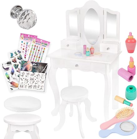 Kaptafel Kind - Make up Tafel voor Meisjes - Schminktafel