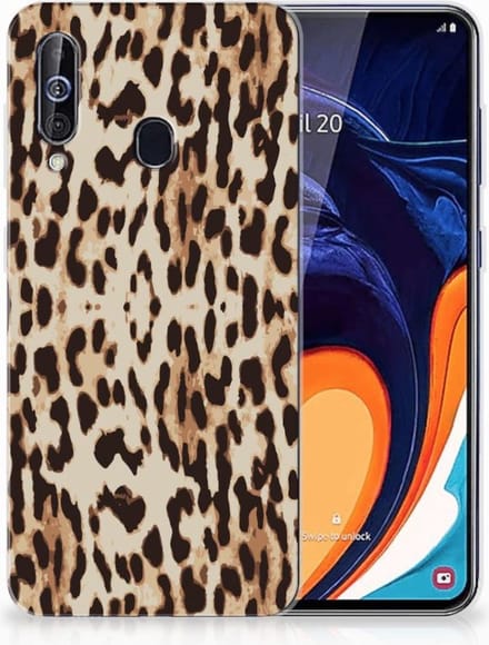 Samsung Galaxy A60 TPU Hoesje Leopard