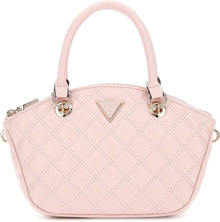 GUESS Schoudertas Handtas Giully Mini Satchel Peony Roze