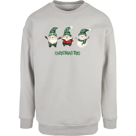 Merchcode Kerstman Trio-trui met ronde hals MP0009096
