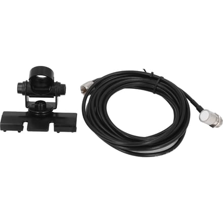 Support de fixation de clip pour antenne mobile avec câble coaxial d'extension PL 259 de 16,4 pieds pour radio mobile TH 9800 TH 7800 pour black
