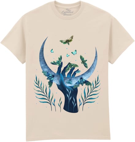 Maan Mot Moth Hand The Coloured House T-shirt M