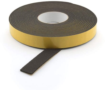 Zelfklevende Viltstrip Zwart 3mm Dikte 40mm Breedte per Meter voor Meubels