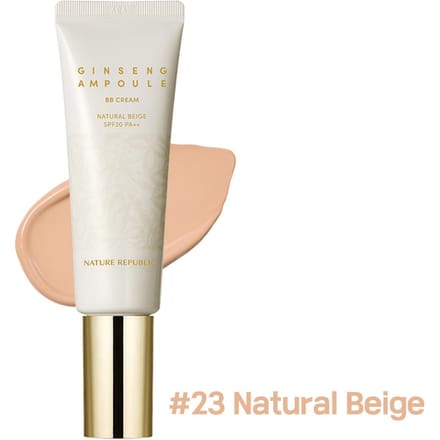 [NATURE REPUBLIC] Ginseng Ampoule BB Cream 50ml (SPF30/PA++) (1pc) #23 Natural Beige white