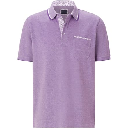 Babista herren Poloshirt - 52/54 - lila - Plus Size