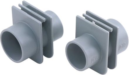 Pipelife buisinvoerstuk flexbox 16/19 mm grijs set 3 stuks