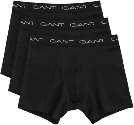 Gant Ondermode Boxer Briefs 3Pack Uni Color Zwart / male