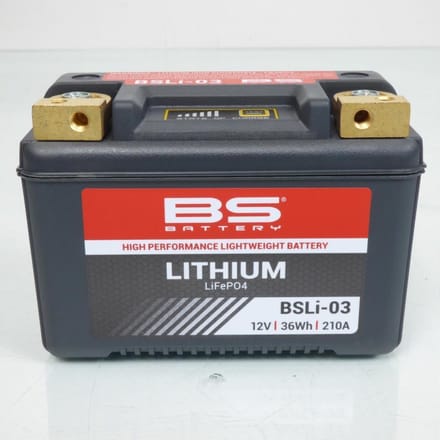Lithiumbatterij van BS Battery voor Arctic Cat 400 MRP 4x4 auto 2004 BSli-03 / HJB9Q-FP / 12N9-4B-1 / 12V 36Wh nieuw