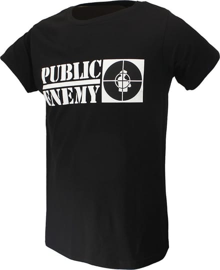 Public Enemy Crosshairs Logo T-Shirt - Officiële Merchandise - S