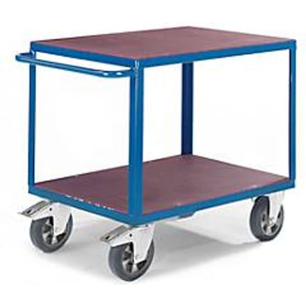 Tafelwagen, 2 etages, 1600 x 800 mm, draagvermogen 1000 kg