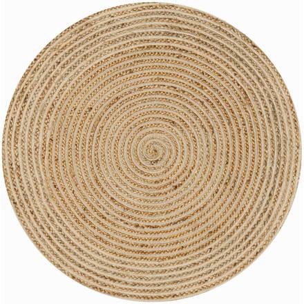 Vloerkleed Kajetan rond handgemaakt jute | Conceptum Hypnosis